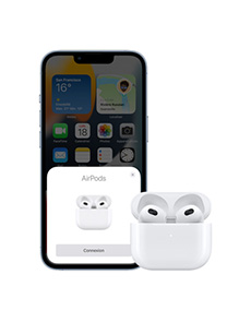 Apple AirPods 3 + Boîtier de charge MagSafe Blanc Apple AirPods 3 + Boîtier de charge MagSafe Blanc