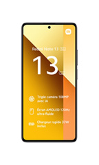Xiaomi Redmi Note 13 5G Noir