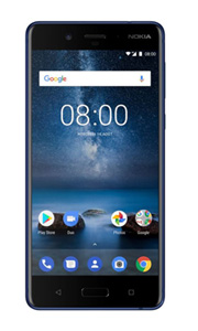 Nokia 8 Bleu trempé Nokia 8 Bleu trempé