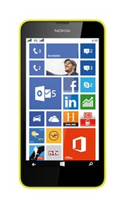 Nokia Lumia 630 Double Sim Jaune Nokia Lumia 630 Double Sim Jaune