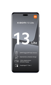Xiaomi 13 Lite 5G Noir Xiaomi 13 Lite 5G Noir
