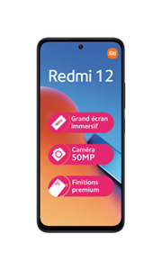 Xiaomi Redmi 12 Noir Minuit Xiaomi Redmi 12 Noir Minuit