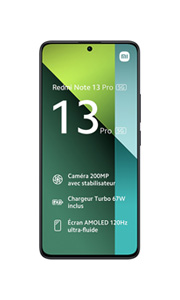 Xiaomi Redmi Note 13 Pro 5G Noir Xiaomi Redmi Note 13 Pro 5G Noir
