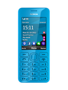 Nokia 206 Double Sim Bleu