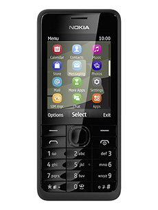 Nokia 301 Double Sim Noir