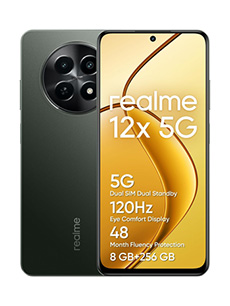 Realme 12X 5G 8Go RAM Noir Lumineux Realme 12X 5G 8Go RAM Noir Lumineux