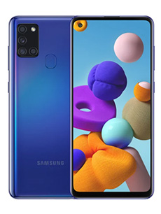 Samsung Galaxy A21s Bleu Prismatique Samsung Galaxy A21s Bleu Prismatique