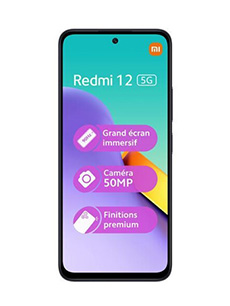 Xiaomi Redmi 12 5G 8Go RAM Noir Jade Xiaomi Redmi 12 5G 8Go RAM Noir Jade