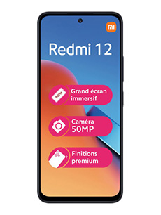 Xiaomi Redmi 12 8Go RAM Noir Minuit