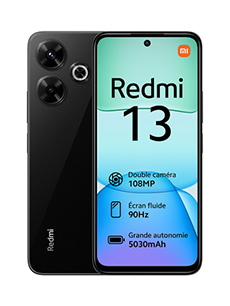 Xiaomi Redmi 13 8Go RAM Noir Xiaomi Redmi 13 8Go RAM Noir