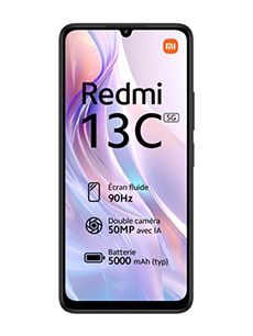 Xiaomi Redmi 13C 5G Noir