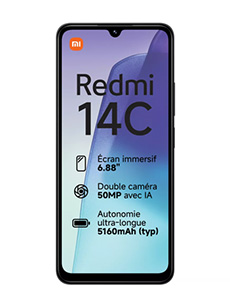 Xiaomi Redmi 14C 4Go RAM Noir Xiaomi Redmi 14C 4Go RAM Noir