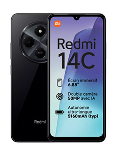 Xiaomi Redmi 14C 4Go RAM Noir Xiaomi Redmi 14C 4Go RAM Noir