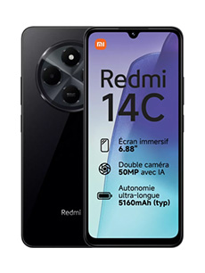 Xiaomi Redmi 14C 6Go RAM Noir Xiaomi Redmi 14C 6Go RAM Noir