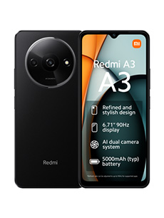 Xiaomi Redmi A3 4Go RAM Noir Minuit Xiaomi Redmi A3 4Go RAM Noir Minuit