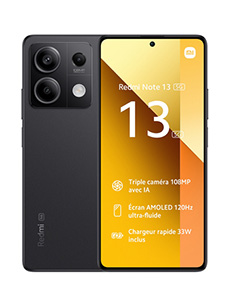 Xiaomi Redmi Note 13 5G 6Go RAM Noir Xiaomi Redmi Note 13 5G 6Go RAM Noir