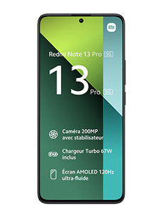 Xiaomi Redmi Note 13 Pro 5G 12Go RAM Noir