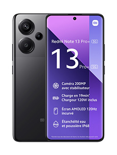 Xiaomi Redmi Note 13 Pro Plus 5G Nuit Minuit Xiaomi Redmi Note 13 Pro Plus 5G Nuit Minuit