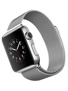 Apple Watch 2 Acier Inox 38 mm Bracelet Milanais Gris Apple Watch 2 Acier Inox 38 mm Bracelet Milanais Gris