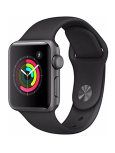 Apple Watch 2 Alu Gris Sidéral 38mm Bracelet Sport Noir Apple Watch 2 Alu Gris Sidéral 38mm Bracelet Sport Noir