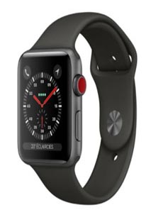 Apple Watch 3 GPS Alu 38mm Bracelet Sport Noir