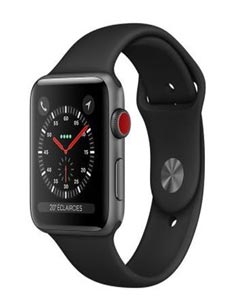 Apple Watch 3 GPS Alu 42mm Bracelet Sport Noir
