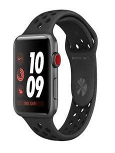 Apple Watch 3 Nike+ GPS Alu 38mm Bracelet Sport Noir