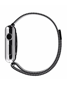 Apple Watch Acier 38mm Bracelet Milanais Gris Apple Watch Acier 38mm Bracelet Milanais Gris