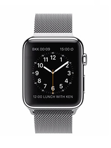 Apple Watch Acier 42mm Bracelet Milanais Gris Apple Watch Acier 42mm Bracelet Milanais Gris