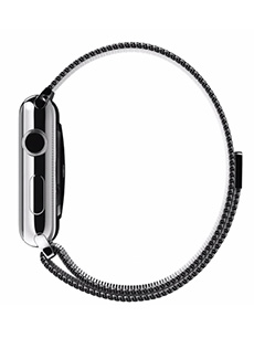 Apple Watch Acier 42mm Bracelet Milanais Gris Apple Watch Acier 42mm Bracelet Milanais Gris