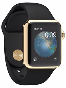 Apple Watch Edition Or Jaune 38mm Bracelet Sport Noir Apple Watch Edition Or Jaune 38mm Bracelet Sport Noir
