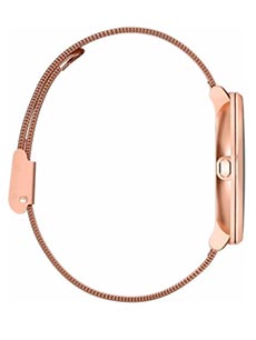 Pebble Time Round 14mm Bracelet Mesh Or Rose Pebble Time Round 14mm Bracelet Mesh Or Rose