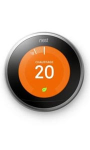 Thermostat connecté Nest Learning Gris