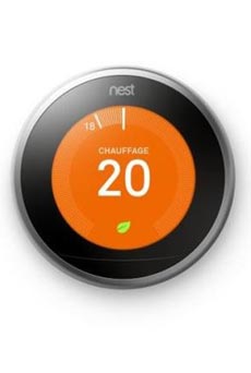 Thermostat connecté Nest Learning Gris Thermostat connecté Nest Learning Gris