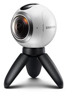 Caméra connectée Samsung Gear 360 2016 Blanc