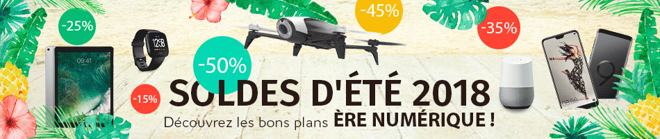 Bénéficiez des soldes d'été sur une sélection Ère Numérique !