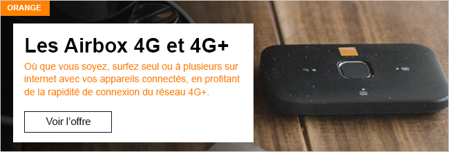 AirBox 4G : l'offre clé / routeur 4G moderne d'Orange