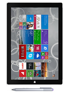 Microsoft Surface 3 Wi-Fi Noir